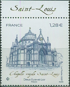 Франция, 2021, Сен Луи, Капелла. 1 марка